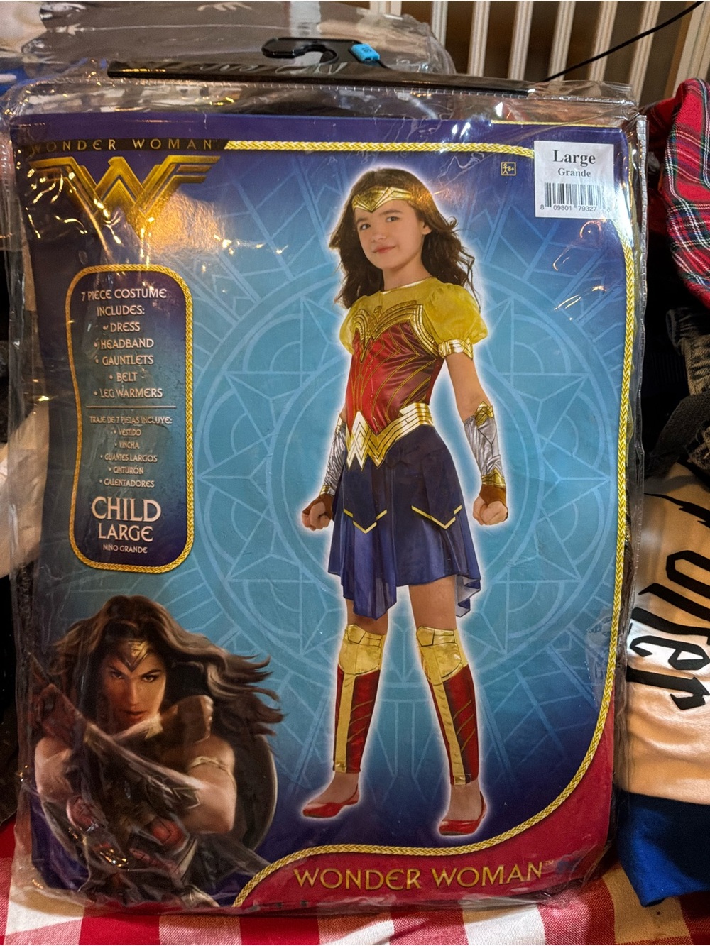 Dc comics Wonder Woman girls costume size large 12/14-NEW